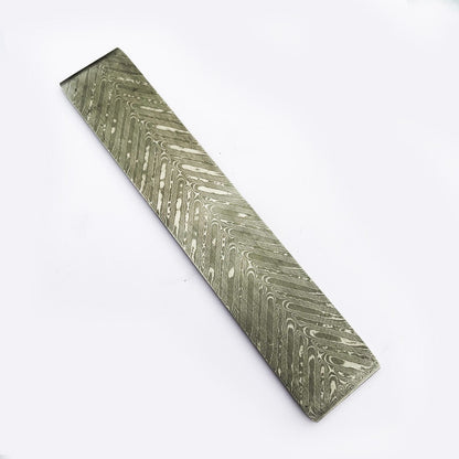 VG10 Sandwich Pattern Damascus Steel for DIY Knife Making Stainless Steel Knife Blade Blank Has Been Heat Treated