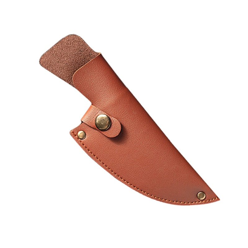 Hand Forged Boning Knife Chef Knife Cleaver Knife With Leather Sheath, –  Letcase