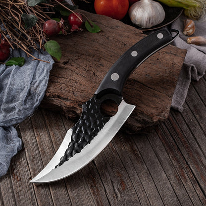 Meat Cleaver and Butcher Knife Stainless Steel Hand Forged Boning Knife Chopping Slicing Kitchen Knives Cookware Camping Knives