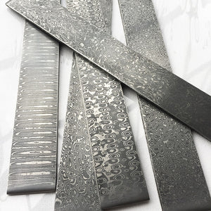 1 piece VG10 Sandwich Damascus steel for DIY exquisite knife Making Wave Pattern steel Knife blade blank has been Heat Treatment