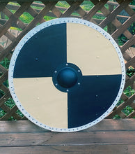 Load image into Gallery viewer, Hjalmar 30&quot; Round Viking Shield, Handmade and Hand Painted