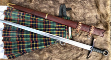 Load image into Gallery viewer, Kern Irish Sword, Irish Single Hand Ring Hilt Sword by Kingdom of Arms