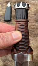 Load image into Gallery viewer, Scottish Highland Dress Sgian Dubh, Hand Forged Skean Dubh