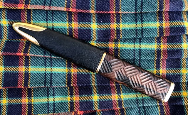 Scottish Dress Sgian Dubh, Hand Forged Highland Skean Dubh