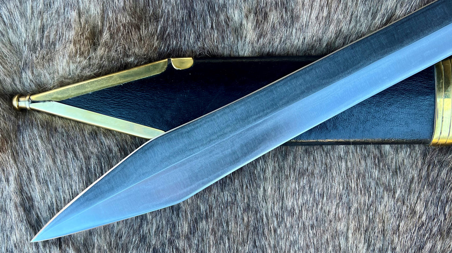 Roman Maintz Gladius Sword, Hand Forged Blade, Full Tang Mainz Gladius