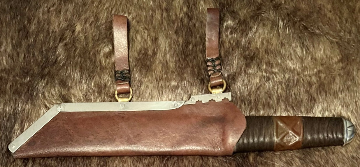 Hjalmar Viking Seax Knife Handmade by Kingdom of Arms