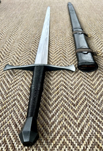 Late Crusader Medieval Sword Hand Forged Blade, Full Tang, Battle Ready Sword