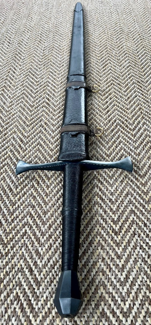 Late Crusader Medieval Sword Hand Forged Blade, Full Tang, Battle Ready Sword