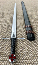 Load image into Gallery viewer, Templar Knight Sword Handmade by Kingdom of Arms