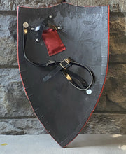 Load image into Gallery viewer, Malta Cross Curved Heater Medieval Shield 22&quot;x34&quot; Functional