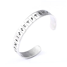 Load image into Gallery viewer, Black Stainless Steel Viking Rune Bracelets For Men and Women Viking Tree of Life Bracelet Celtic Knot Jewelry
