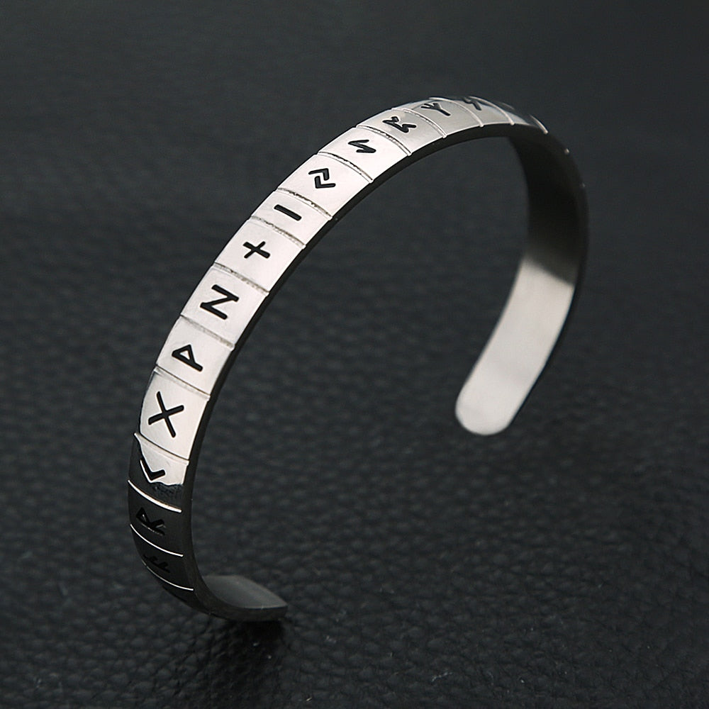 Black Stainless Steel Viking Rune Bracelets For Men and Women Viking Tree of Life Bracelet Celtic Knot Jewelry