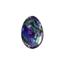 Load image into Gallery viewer, Lava Dragon Egg Resin Statue Ornamental Dragon Egg Sculpture Crystal Gemstone