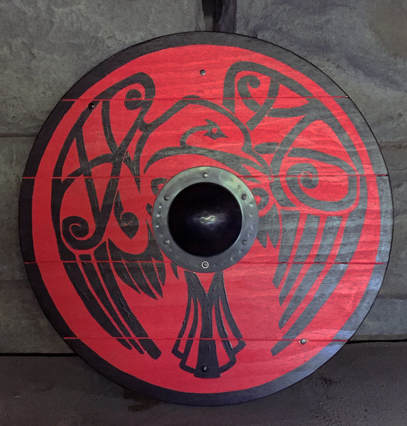 Raven Viking Shield - Large 30