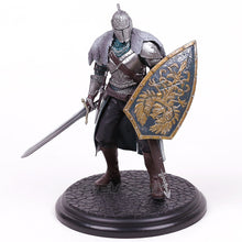Load image into Gallery viewer, Dark Souls Black Knight Warrior Statues on wood base