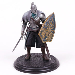 Dark Souls Black Knight Warrior Statues on wood base