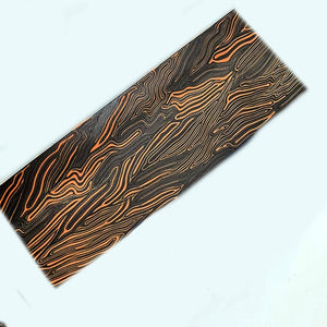 G10 Micarta Template Board Sheet Black/Red/Orange/Blue Damascus Canvas Material for DIY Knife Handle Craft Supplies -1Piece