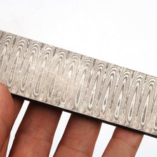 Load image into Gallery viewer, 1 Piece DIY Knife Making Damascus Steel Ladder Sandwich Pattern Steel Knife Blade Blank Has Been Heat Treatment 200*30*3mm