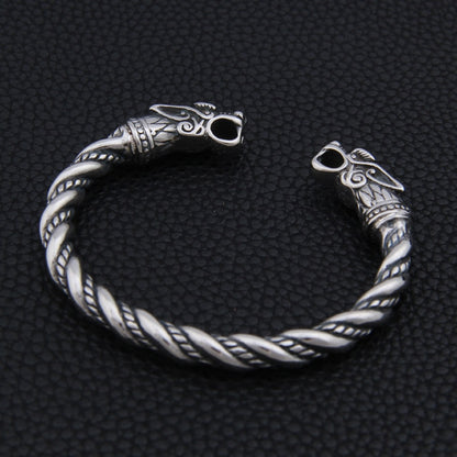 Stainless steel Dragon Bracelet, Viking Jewelry, Men's Bracelet