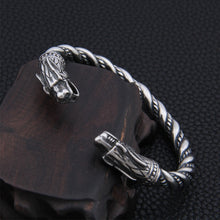 Load image into Gallery viewer, Stainless steel Dragon Bracelet, Viking Jewelry, Men&#39;s Bracelet