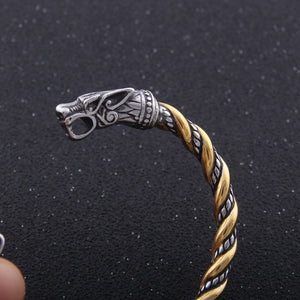 Stainless steel Dragon Bracelet, Viking Jewelry, Men's Bracelet