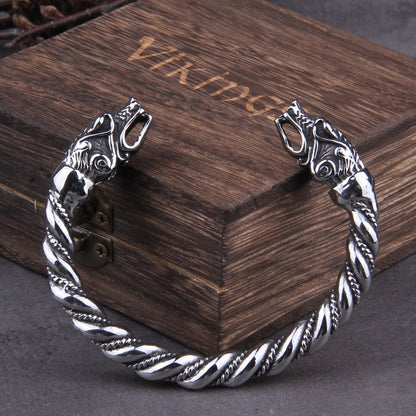 Stainless steel Dragon Bracelet, Viking Jewelry, Men's Bracelet