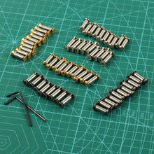 Load image into Gallery viewer, 10 Pieces M4 Nut Flat Hex Head screws For DIY Knife handle Making