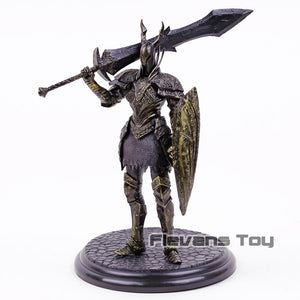 Dark Souls Black Knight Warrior Statues on wood base