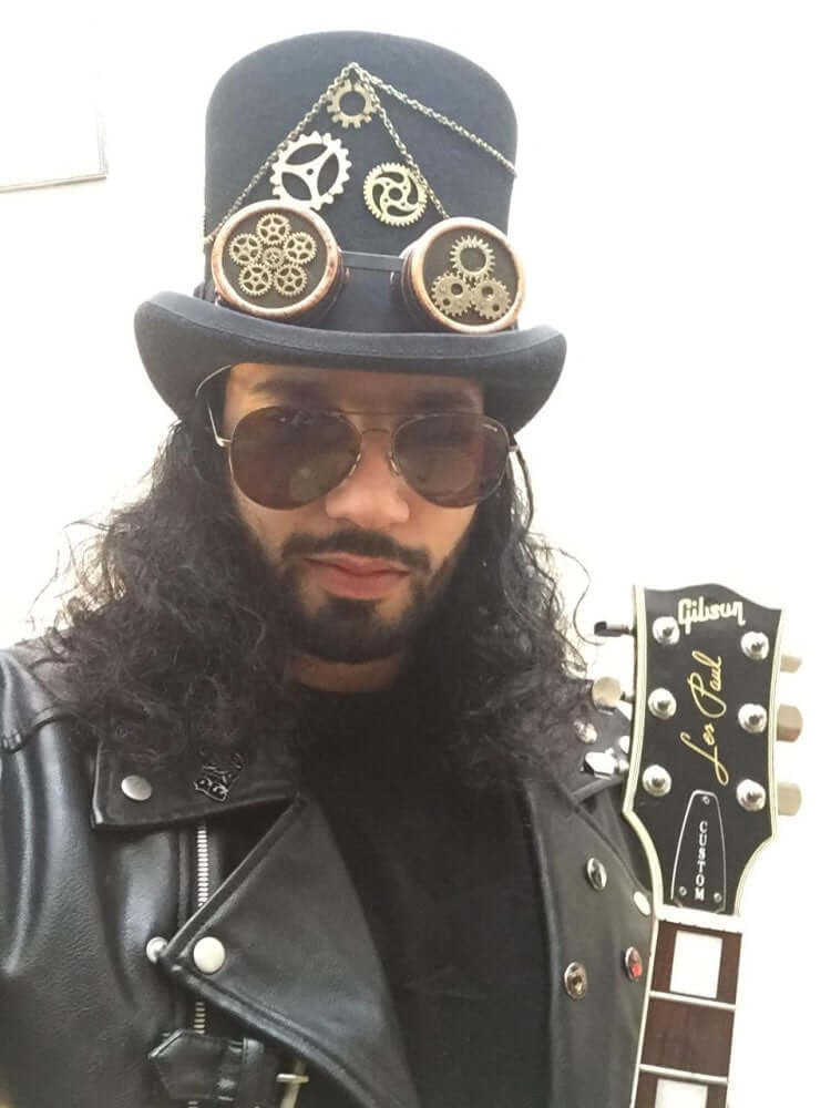 top hat with goggles Vintage Steampunk Floral Black Top Hat with goggles Punk Style Fedora Headwear Gothic Lolita
