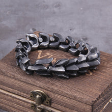 Load image into Gallery viewer, Viking Ouroboros vintage bracelet for men, stainless steel fashion Jewelry