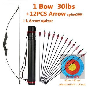 Take-Down Bow Left Right Hand Universal Recurve Bow For Children Adults Archery Outdoor Sports Shooting Beginner Hunting Game