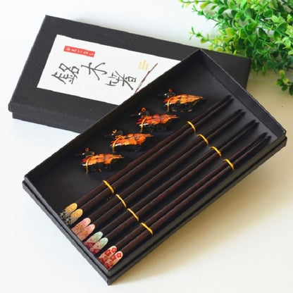 8 Pcs Gift Pack 4 Chopsticks+4 chopsticks Holders Handmade Japanese Natural Wood Chopsticks Set