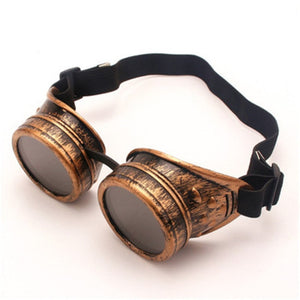 Vintage Style Steampunk Goggles Cosplay Brand Designer Five Colors Lens